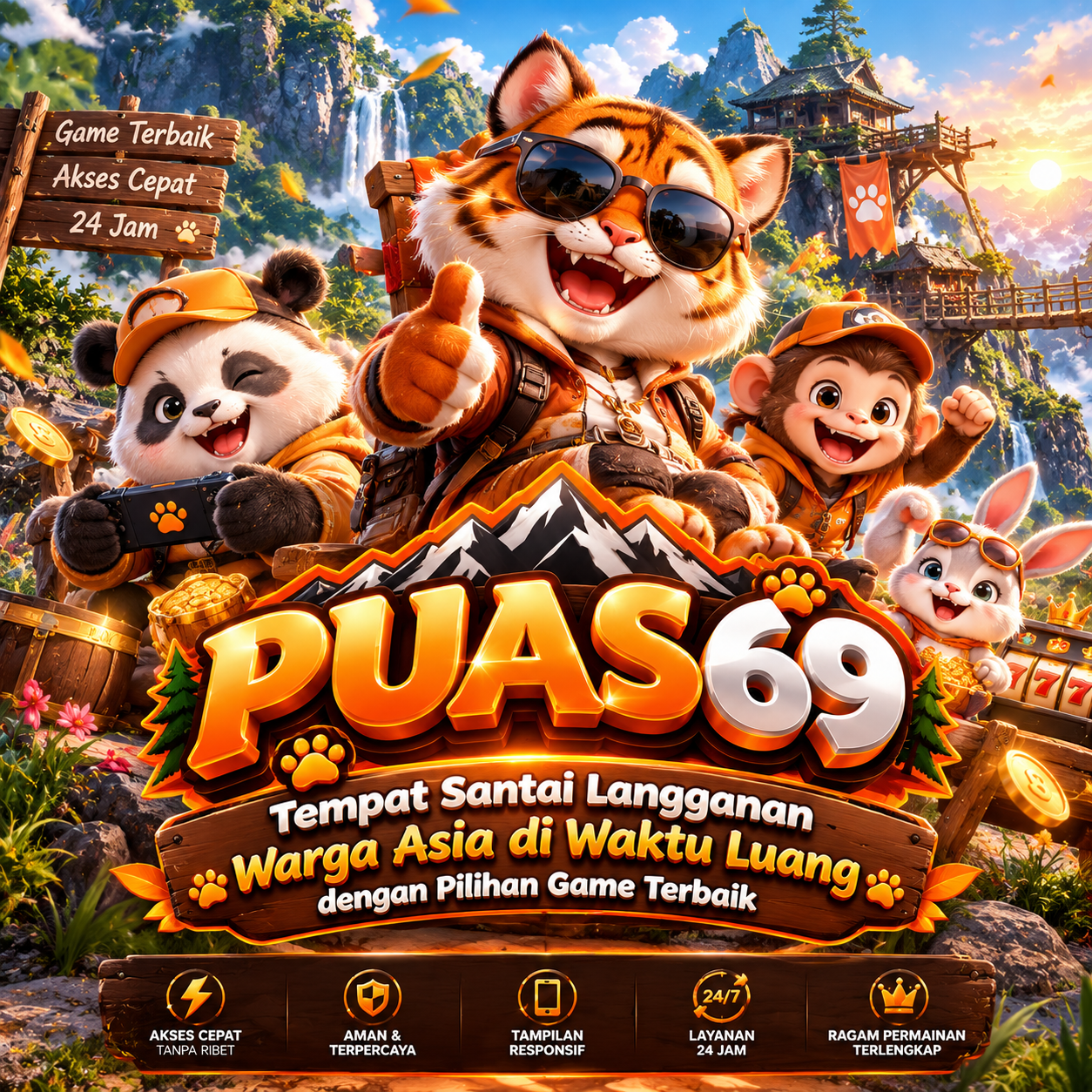 PUAS69 + Tempat Santai Langganan Warga Asia di Waktu Luang dengan Pilihan Game Terbaik